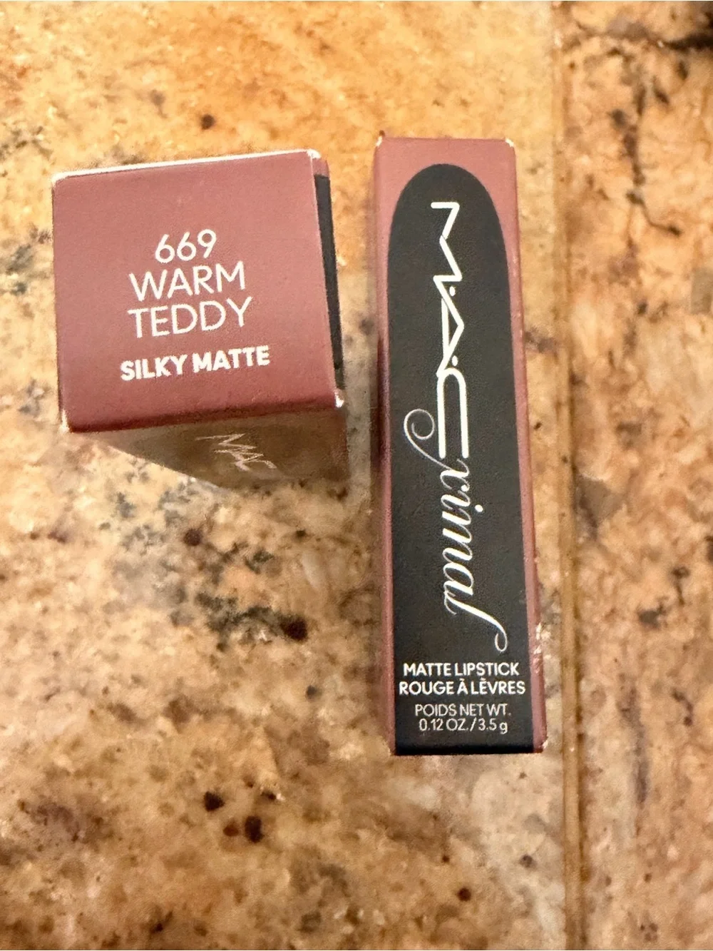 MAC Cosmetics Viva Glam Warm Teddy Matte Lipstick - Brown Pink